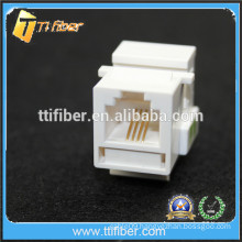 White Color RJ11 Cat3 Keytone Jack Telephone